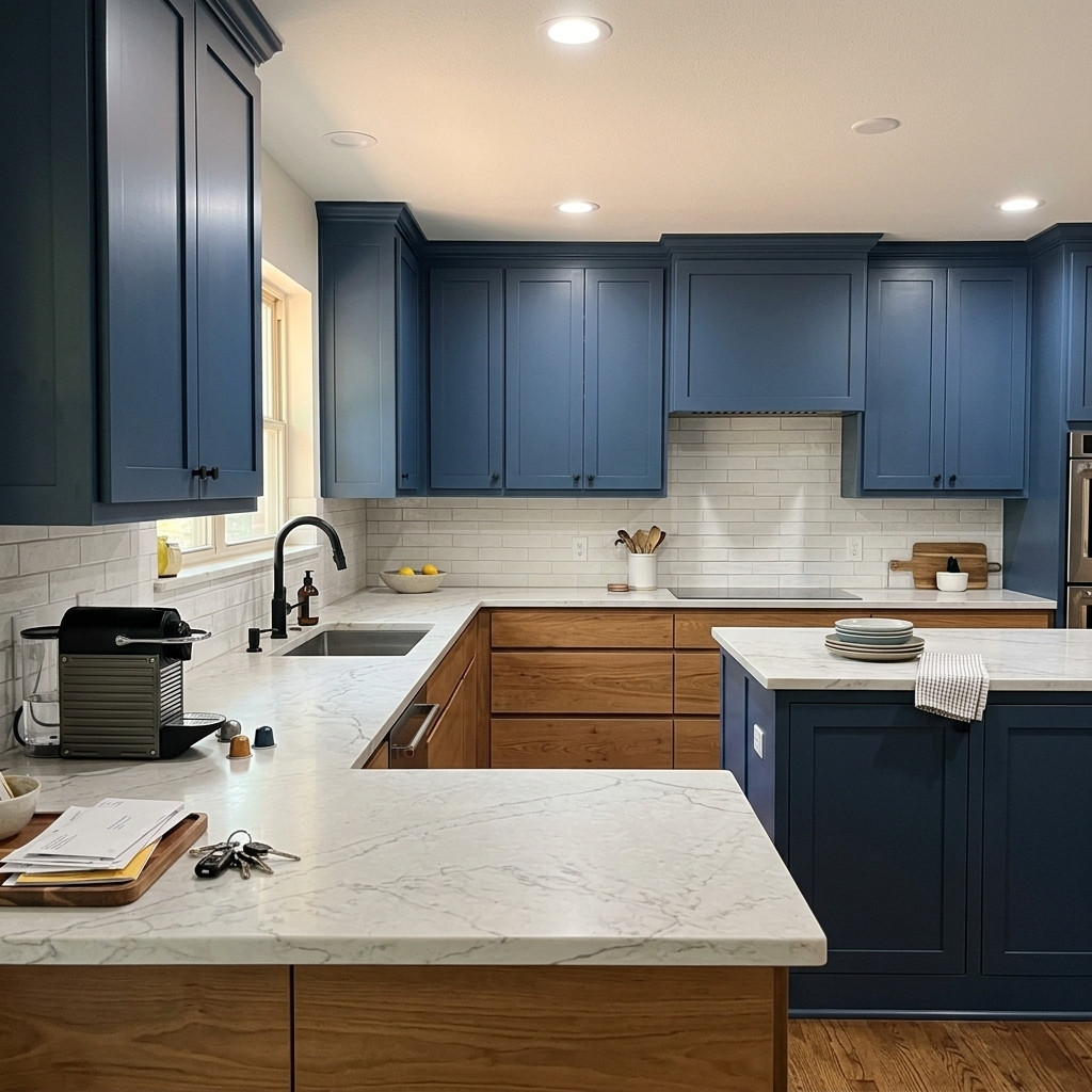 White cabinet kitchen remodel in Dallas