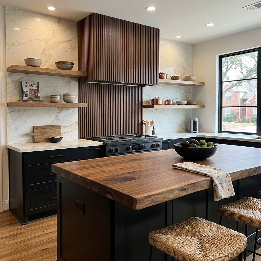 White cabinet remodel — Dallas, TX